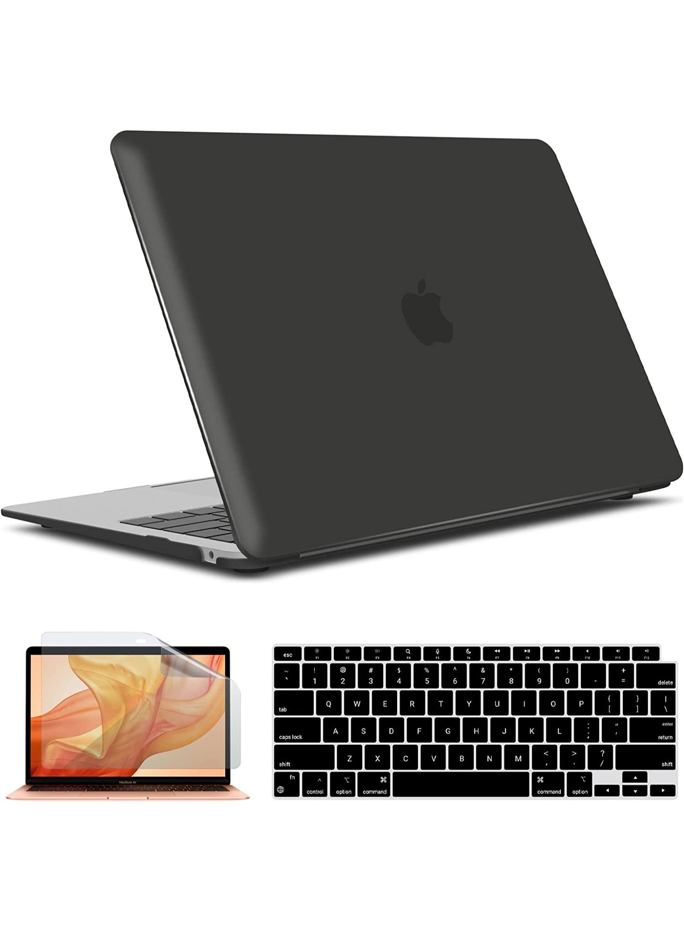 3 in 1 Bundle Compatible with MacBook Pro 14 inch Case 2025-2021 M5 M4 M3 M2 M1 A3434 A3427 A3426 A3112 A3185 A3401 A2918 A2992 A2779 A2442, Soft TPU Frame Bumper Plastic Hard Case& Keyboard Cover & S